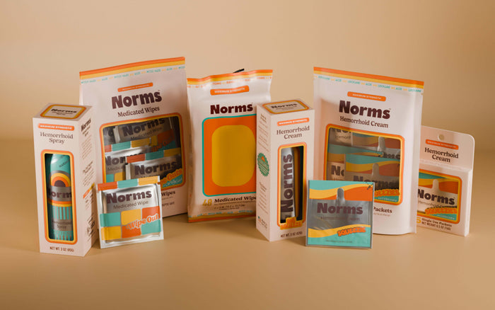 Norms Full Hemorrhoid Treatment Bundle (Cream, Wipes & Spray)